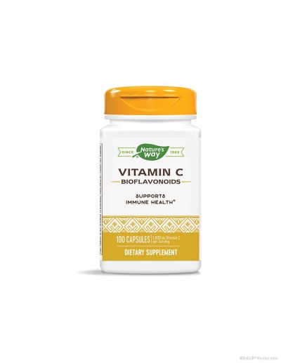 Витамин Ц + Биофлавони 500 мг х 100 капсули Nature’s Way | Vitamin C Bioflavonoids