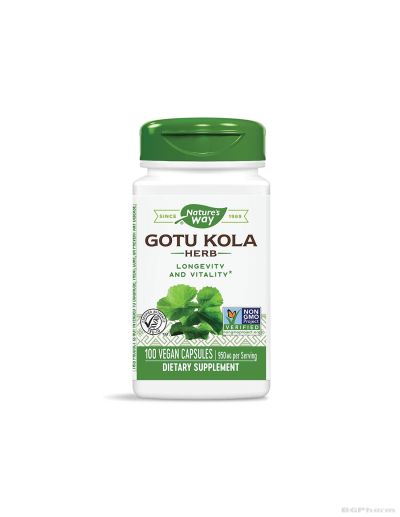Готу Кола 475 мг х 100 капсули за добро кръвообращение Nature’s Way | Gotu-Kola