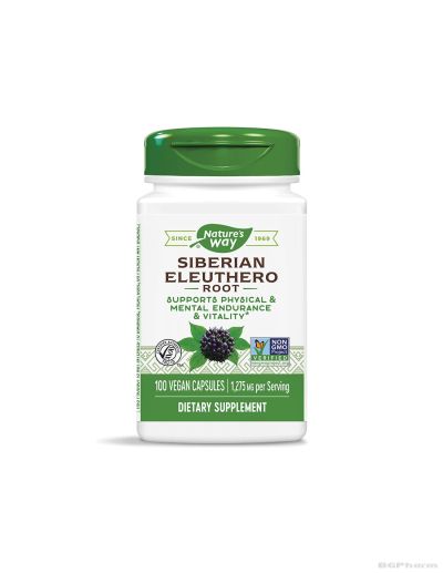 Сибирски женшен (елеутеро) 425 мг х 100 капсули Nature’s Way | Siberian Eleuthero Root