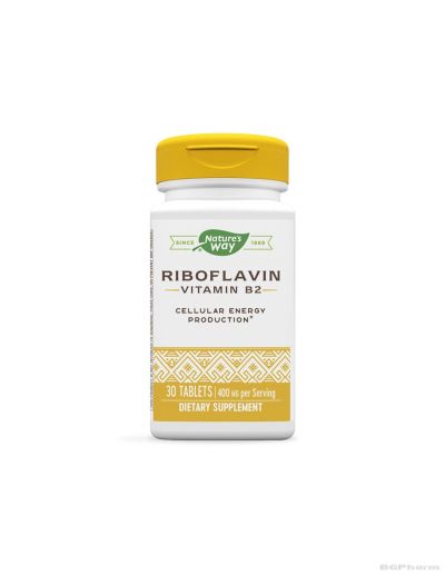 Витамин Б2 (рибофлавин) 400 мг х 30 таблетки Nature's Way | Riboflavin Vitamin B2