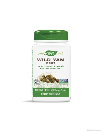 Див Ям корен 425 мг x 180 капсули Nature’s Way | Wild Yam Root
