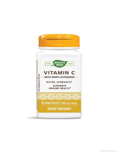 Витамин Ц 1000 мг + Биофлавоноиди х 100 капсули Nature’s Way | Vitamin C with Bioflavonoids