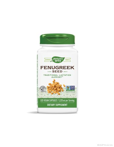 Сминдух семена 610 мг х 320 капсули Nature’s Way | Fenugreek Seed