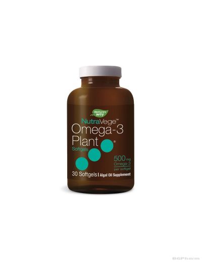 NutraVege Веган Oмега 3 от водорасли 500 мг х 30 капсули Nature’s Way