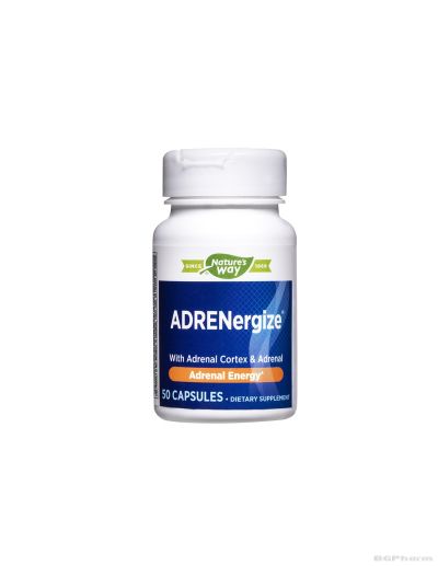 ADRENergize Срещу стрес и в подкрепа на надбъбречната жлеза х 50 капсули Nature’s Way