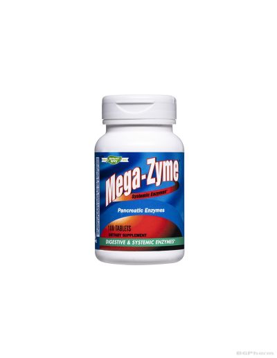Mega-Zyme Панкреатични ензими х 100 таблетки Nature’s Way | Pancreatic Enzymes