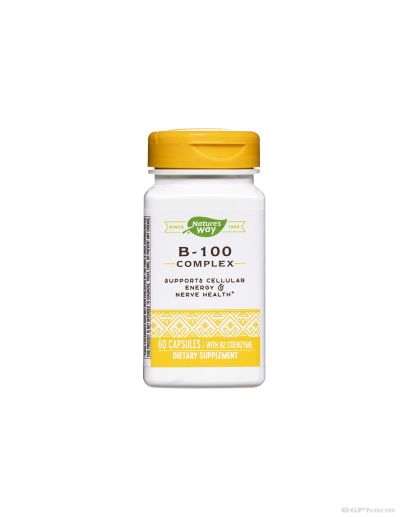 Витамин Б 100 Комплекс х 60 капсули Nature’s Way | B-100 Complex