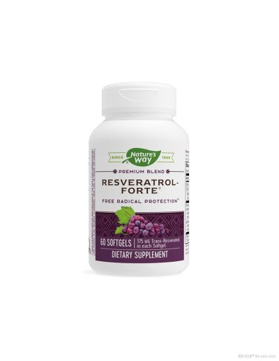 Ресвератрол форте 450 мг х 60 капсули Nature’s Way | Resveratrol forte