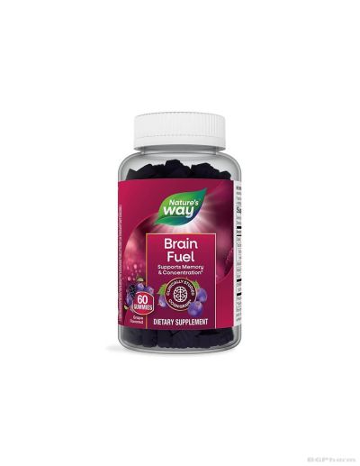 Brain Fuel Формула за памет и концентрация х 60 желирани таблетки Nature's Way