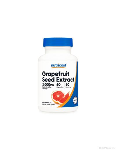 Грейпфрут семена екстракт 500 мг х 60 капсули Nutricost | Grapefruit Extract