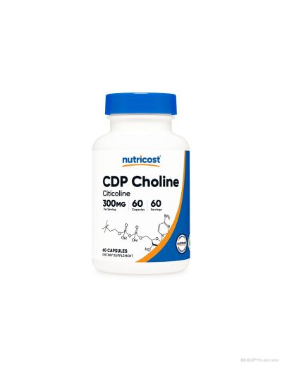 Цитиколин 300 мг x 60 капсули Nutricost | Citicoline CDP Choline