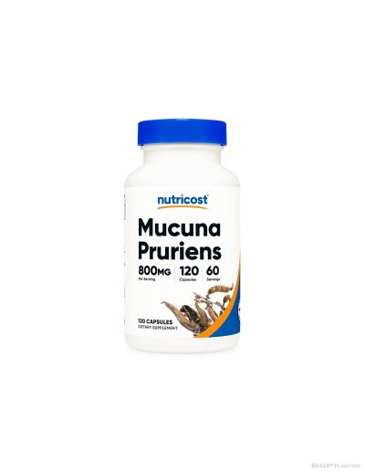 Мукуна ( Кадифен боб ) 400 мг x 120 капсули Nutricost | Mucuna Pruriens