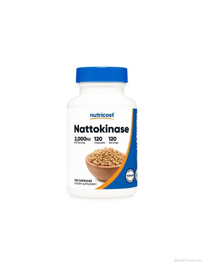 Натокиназа 100 мг 2000 FU х 120 капсули Nutricost | Nattokinase