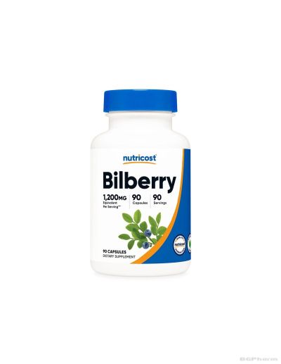 Черна боровинка екстракт 300 мг x 90 капсули за добро зрение Nutricost | Bilberry