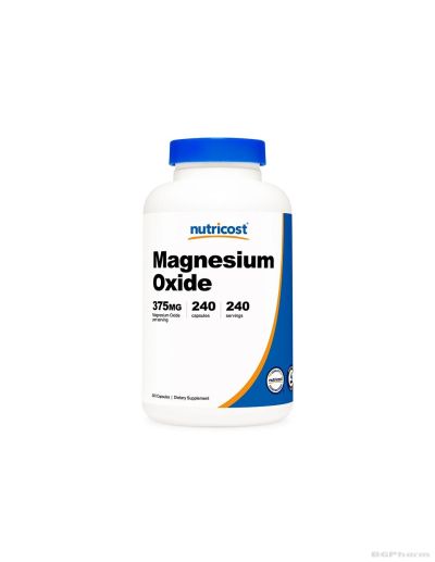 Магнезий оксид 375 мг x 240 капсули Nutricost | Magnesium Oxide