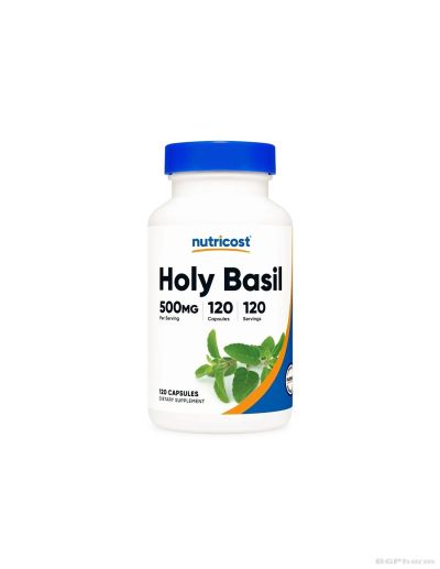 Свещен босилек ( Тулси ) 500 мг екстракт х 120 капсули Nutricost | Holy Basil