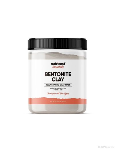 Глина ( бентонит ) маска за лице на прах 454гр Nutricost | Bentonite Clay