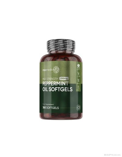 Мента масло 200 мг х 365 капсули за добро храносмилане Weight World | Mint Oil