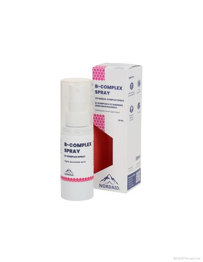 Витамин Б-Комплекс спрей с вкус на мента х 30 мл / 200 впръсквания Nordaid | B-Complex