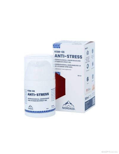 Ашваганда KSM-66 + Маточина и Витамин Б6 спрей-гел за уста х 50 мл Nordaid