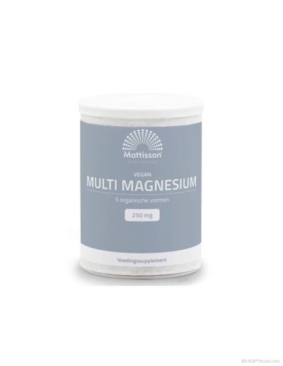 Mулти Магнезий веган формула 200 гр на прах 100 дози Mattisson Healthstyle