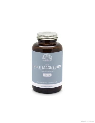 Mулти Магнезий + Витамин Б6 веган формула х 180 таблетки Mattisson Healthstyle