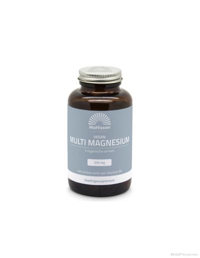 Mулти Магнезий + Витамин Б6 веган формула х 90 таблетки Mattisson Healthstyle