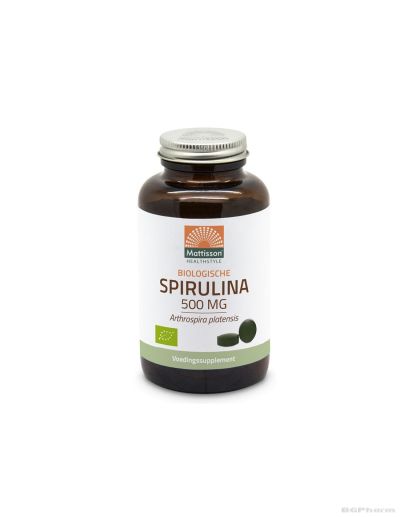 Спирулина органик екстракт 500 мг х 240 таблетки Mattisson Healthstyle | Spirulina