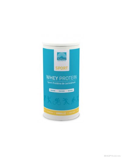 Суроватъчен протеин х 450 гр на прах с вкус на ванилия Mattisson Healthstyle | Sport Whey Protein