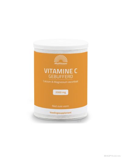 Витамин Ц буфериран (калциев и магнезиев аскорбат) на прах 250 гр Mattisson Healthstyle