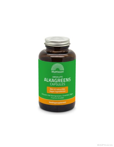 АлкаГрийнс  Формула за алкален баланс х 180 капсули Mattisson Healthstyle | Absolute AlkaGreens
