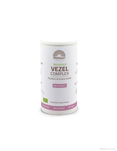 Хуск + Инулин Комплекс от органични фибри на прах х 275 гр Mattisson Healthstyle