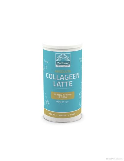 Колаген Лате Инстантна напитка с аромат на капучино на прах х 180 гр Mattisson Healthstyle