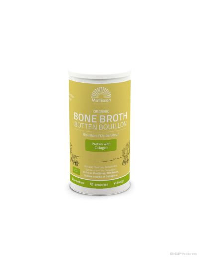 Телешки Костен Бульон БИО 180 гр на прах Mattisson Healthstyle