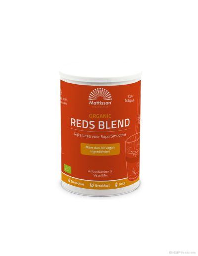 Зеленчуково-плодова смес за смути био х 400 гр на прах Mattisson Healthstyle