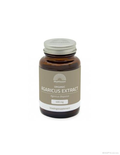 Агарикус био екстракт 400 мг х 60 капсули Mattisson Healthstyle