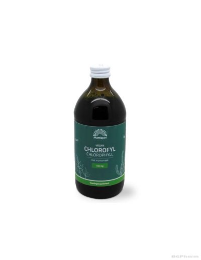 Хлорофил течен 100 мг x 500 мл с аромат на мента Mattisson Healthstyle
