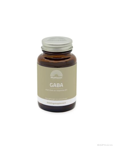 ГАБА 1000 мг + Цинк и Витамин Б1 х 60 таблетки Mattisson Healthstyle