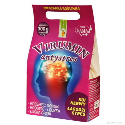 ВИРУМИН АНТИСТРЕС чай х 120 филтъра 300 гр PWM GAMA 