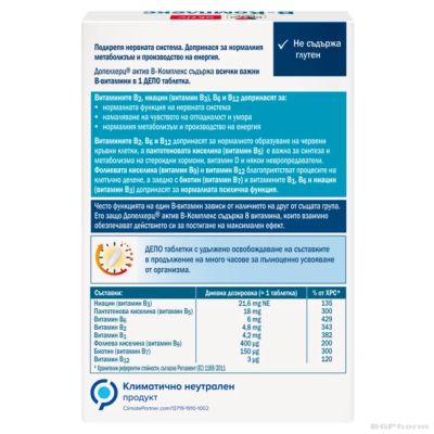 Б-КОМПЛЕКС ДЕПО х 30 таблетки ДОПЕЛХЕРЦ АКТИВ | DOPPELHERZ 