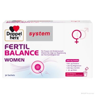 ФЕРТИЛ БАЛАНС За жени х 30 сашета ДОПЕЛХЕРЦ СИСТЕМ | DOPPELHERZ