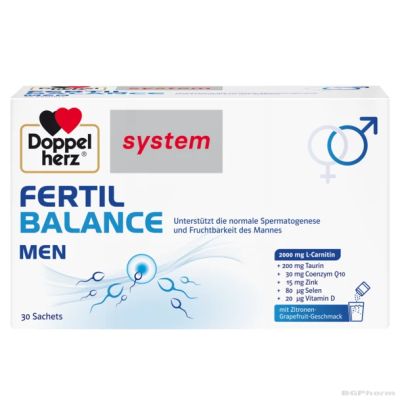 ФЕРТИЛ БАЛАНС За мъже х 30 сашета ДОПЕЛХЕРЦ СИСТЕМ | DOPPELHERZ