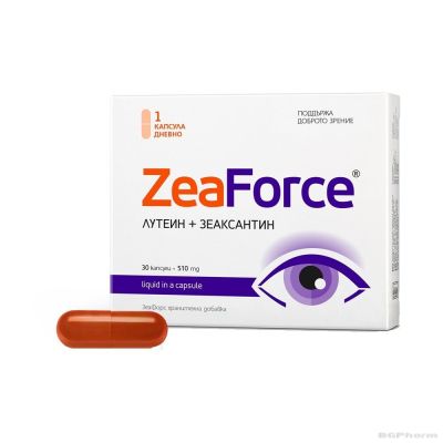 ЗЕАФОРС 510 мг Витамини за очи х 30 капсули ВИТАХЕРБ | VITAHERB