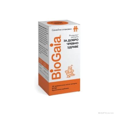 БИОГАЙА ПРОТЕКТИС х 30 пробиотични веган капсули EWOPHARMA