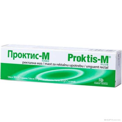 ПРОКТИС М Ректална маз при хемороиди х 30 гр Naturpharma