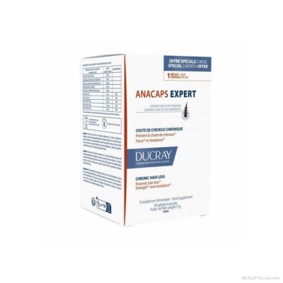 DUCRAY Anacaps Expert 90 капсули при хроничен косопад | Pierre Fabre Анакапс Експерт