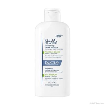 DUCRAY Kelual Squanorm шампоан при мазен пърхот 200 мл | Pierre Fabre