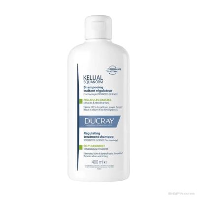 DUCRAY Kelual Squanorm шампоан при мазен пърхот 400 мл | Pierre Fabre