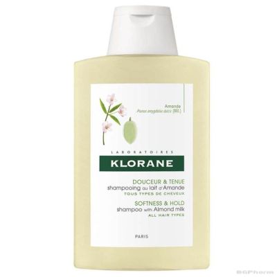 КЛОРАН Шампоан за тънка и фина коса с мляко от БАДЕМ 200 мл | Klorane Almond
