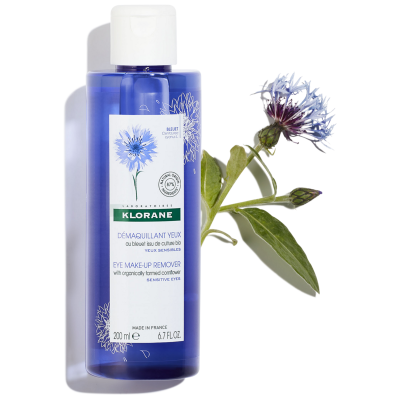 КЛОРАН Демакиант за очи със СИНЯ МЕТЛИЧИНА х 200 мл | KLORANE Bleuet